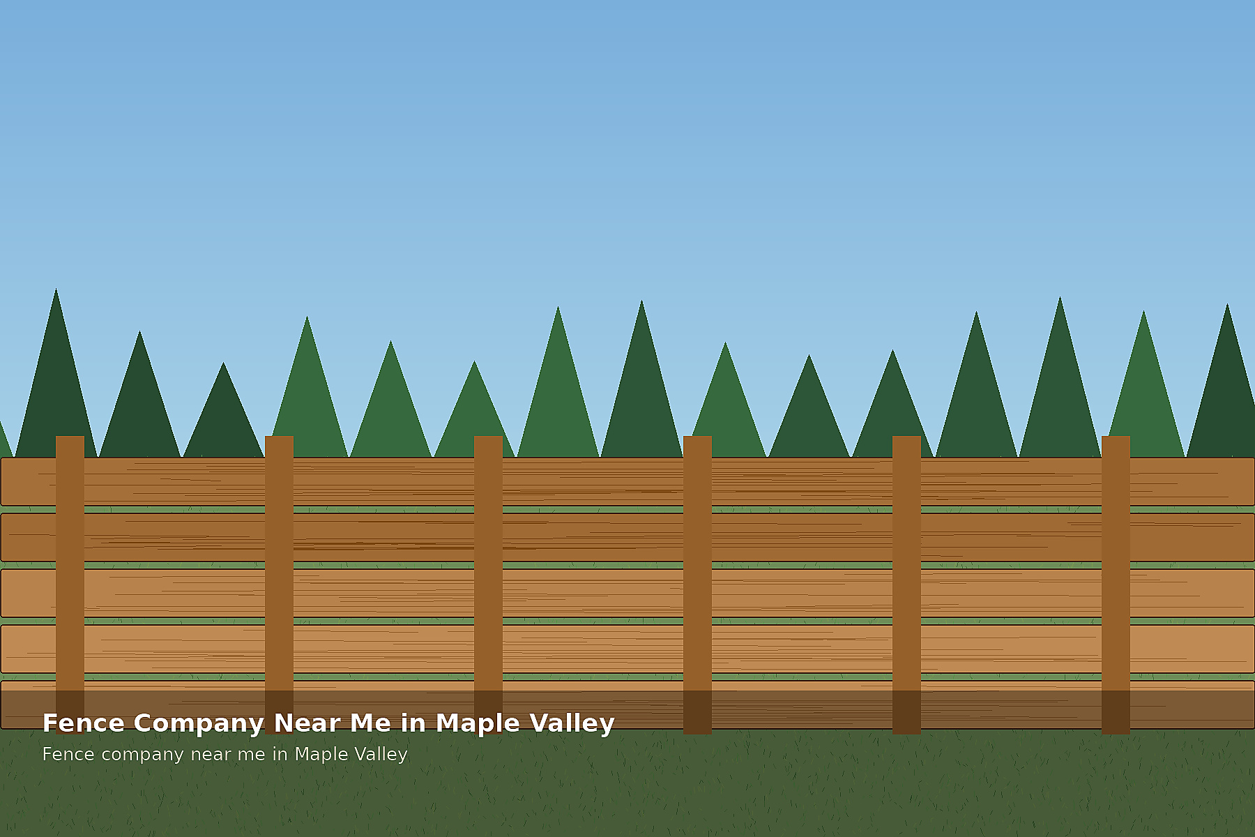 fence company near me in Maple Valley privacy fence installation and fence repair