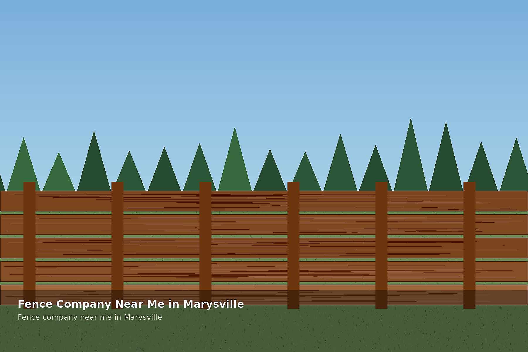fence company near me in Marysville privacy fence installation and fence repair