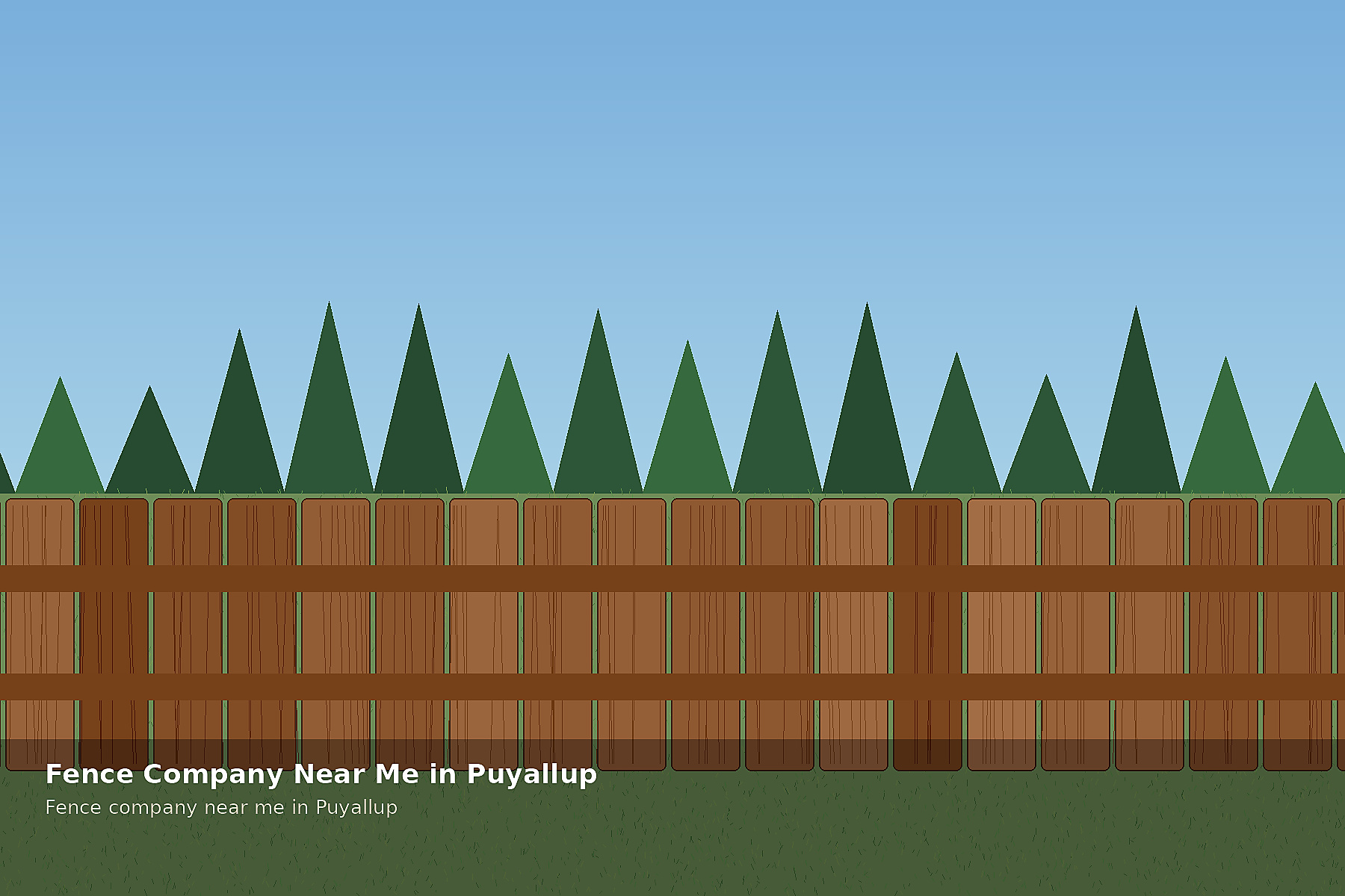 fence company near me in Puyallup privacy fence installation and fence repair